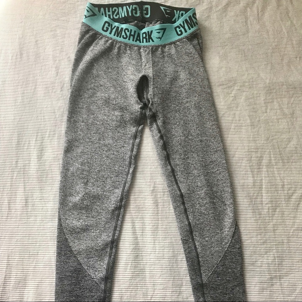 Gymshark Flex Leggings in blue and gray